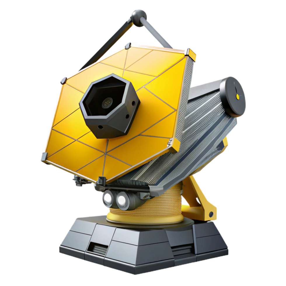 stunning vintage James Webb Space Telescope observing the universe high quality png