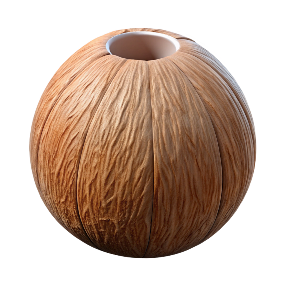 dramatic abstract A coconut detailed png