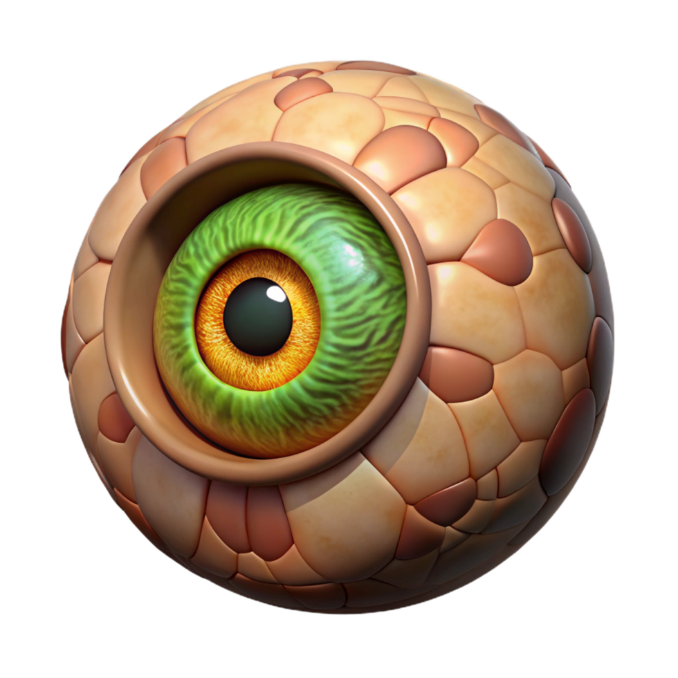 impressive creative Single, fantasy creature eye, reptilian pupil 4K png