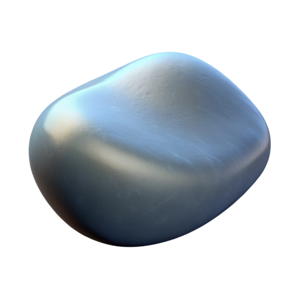 beautiful rustic Smooth river stone professional png