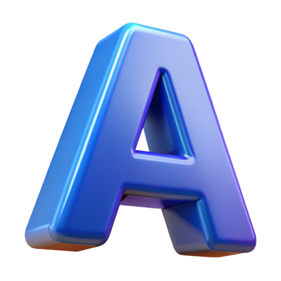 elegant minimalist Letter A, uppercase, high quality png