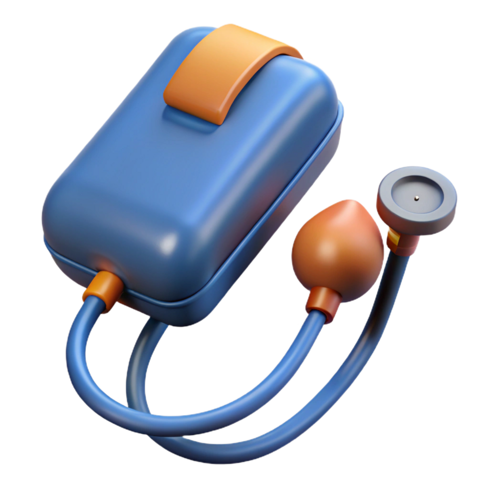 serene rustic Blood pressure monitor with inflatable cuff exclusive png
