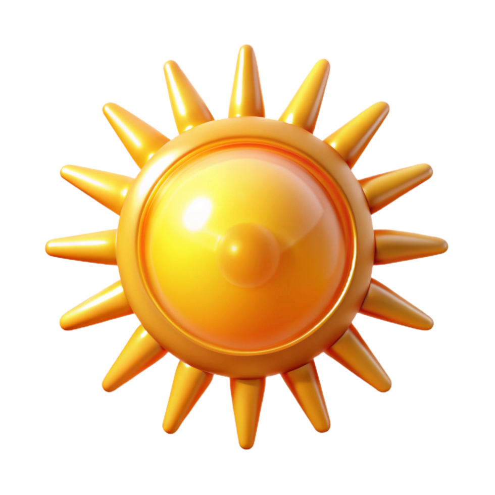magnificent modern A sun, abstract and radiant professional png