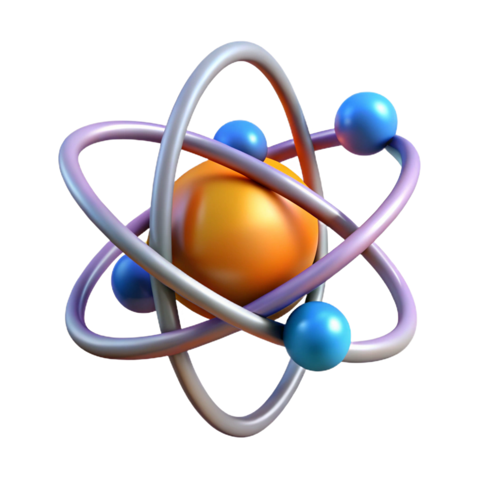 serene rustic An atom, abstract and elemental premium png