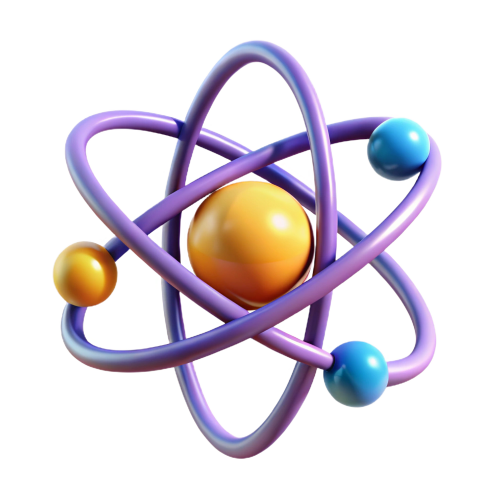 impressive contemporary An atom, abstract and elemental original png