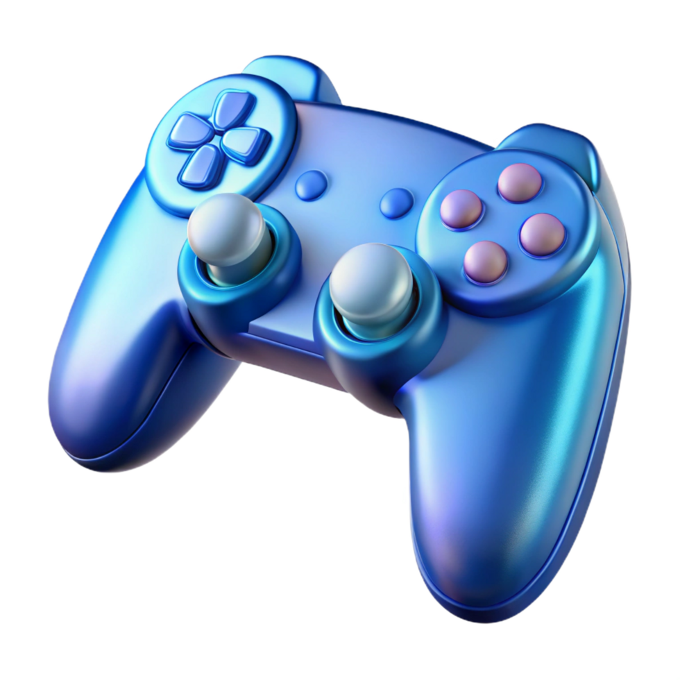 dramatic creative Gaming controller, detailed png