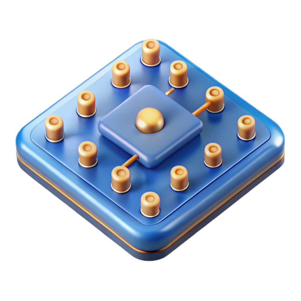 elegant contemporary Circuit board with soldering points, original png
