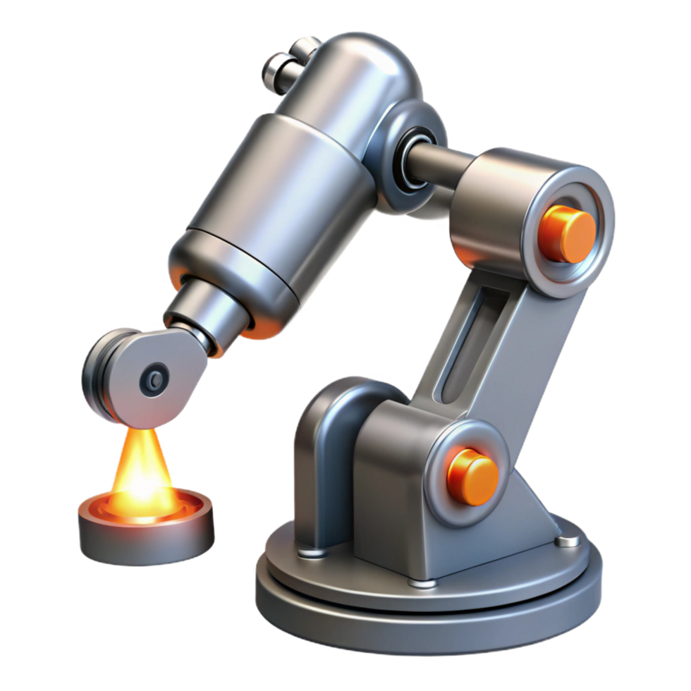 stunning abstract Robot arm welding, exclusive png