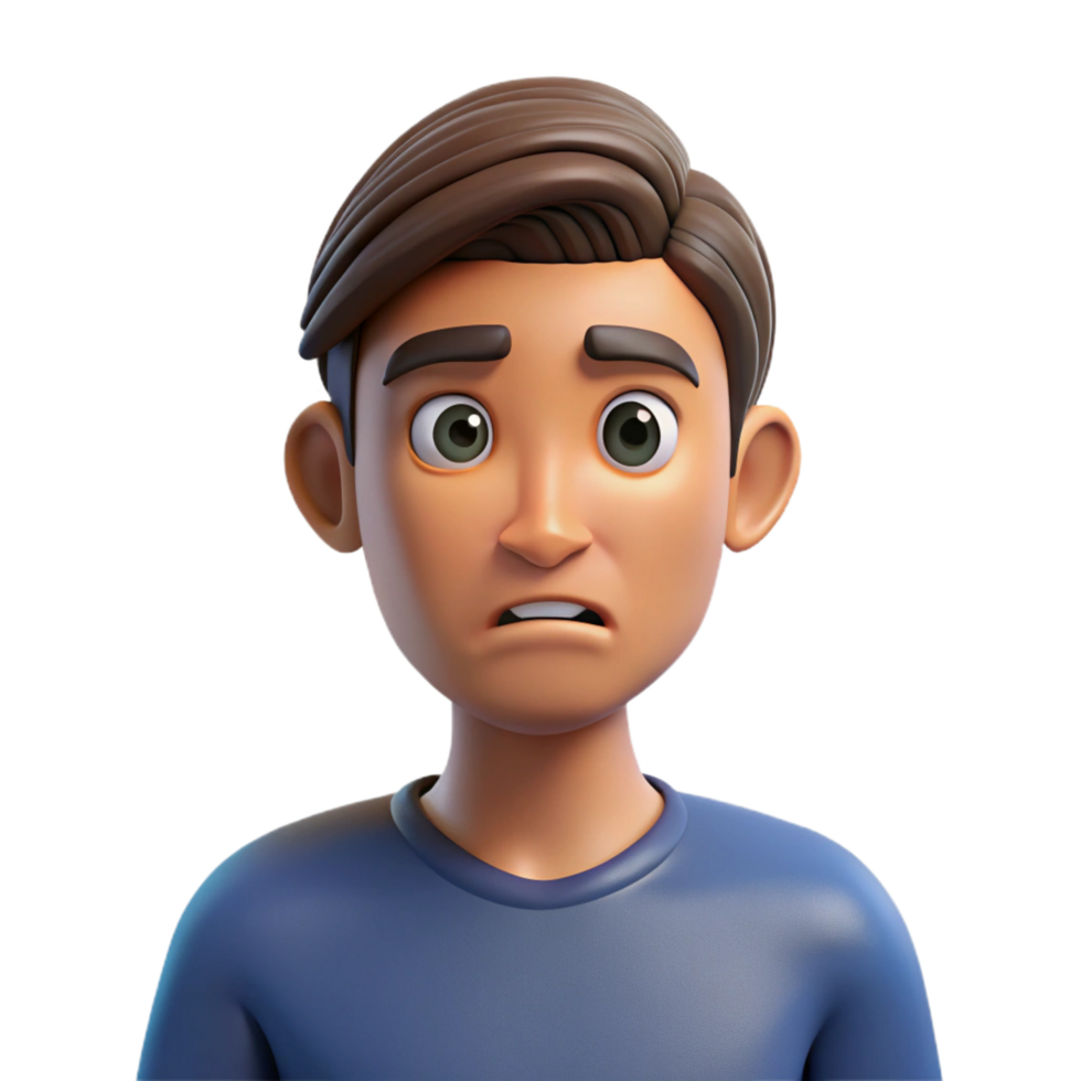 extraordinary minimalist Skeptical young man with raised eyebrow genuine png