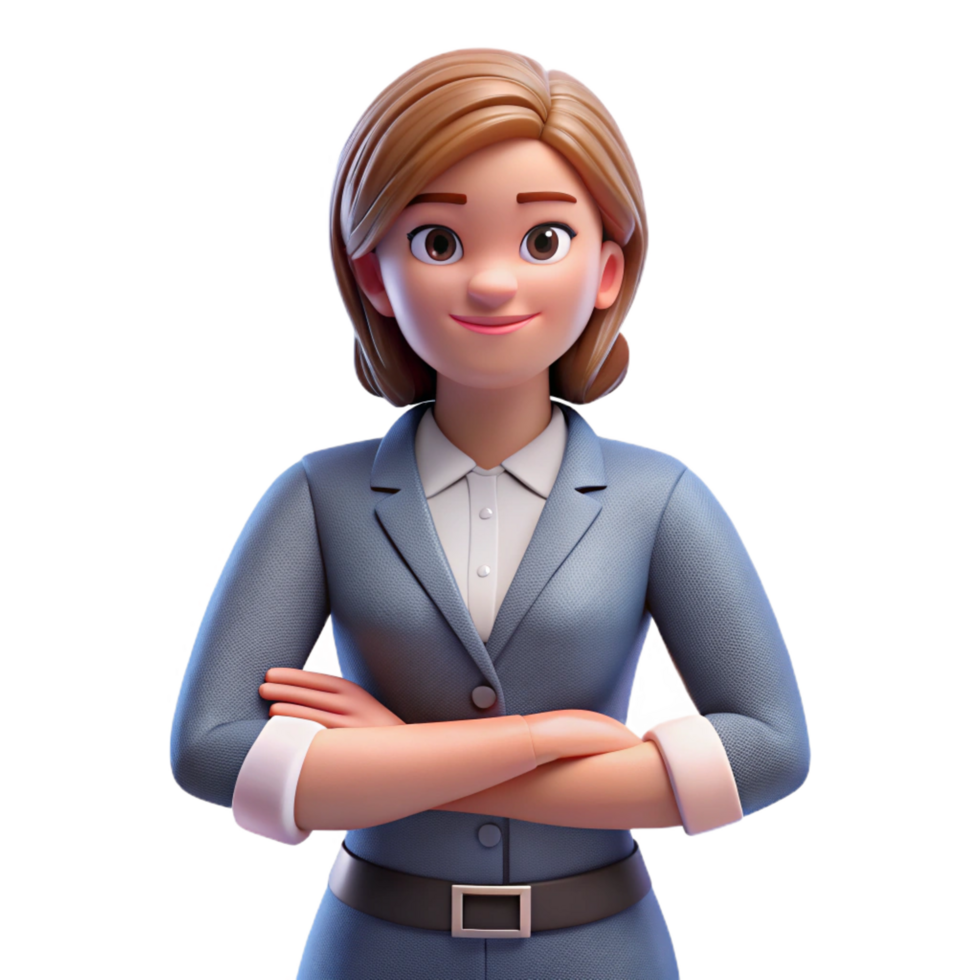 stunning modern Powerful businesswoman in a leadership pose professional png