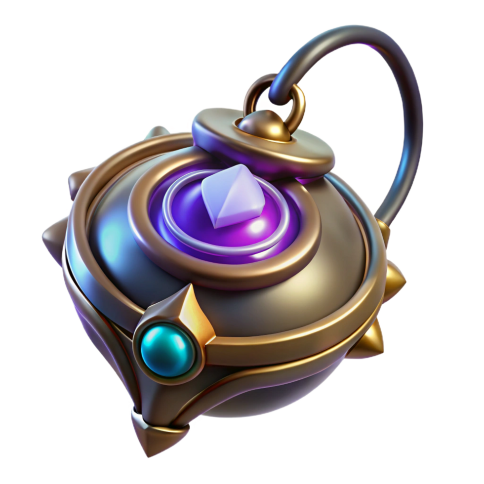 wonderful traditional A mystical amulet, pulsating with energy original png