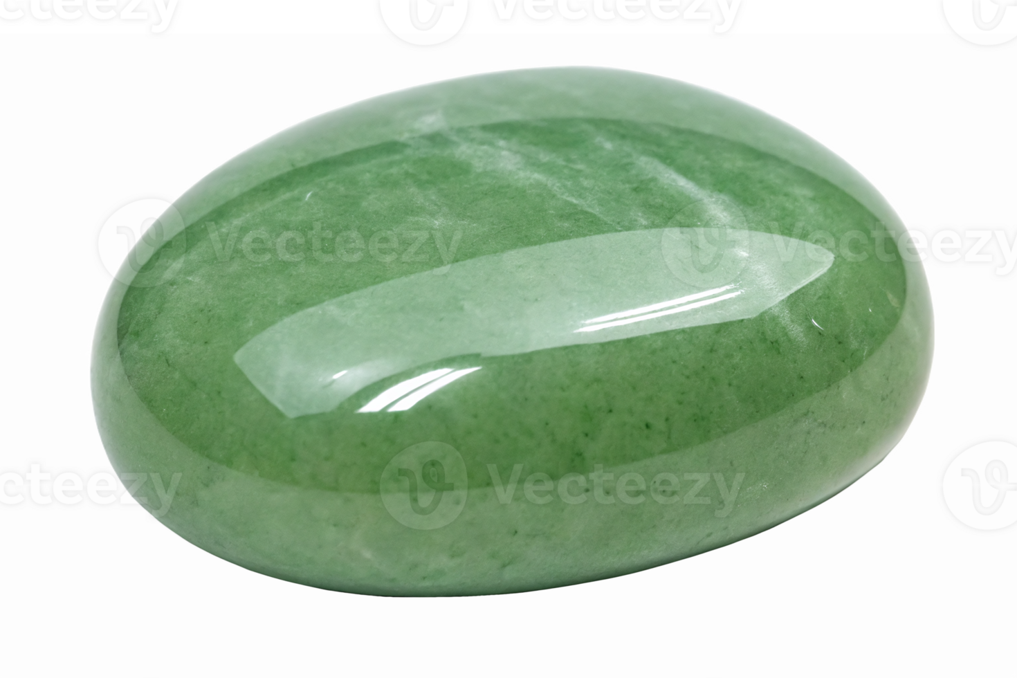 Smooth Polished Green Jade Stone for Jewelry Crafting and Natural Healing Practices png