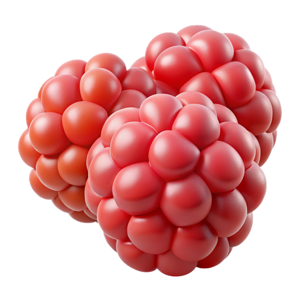 extraordinary abstract One cluster of raspberries authentic png