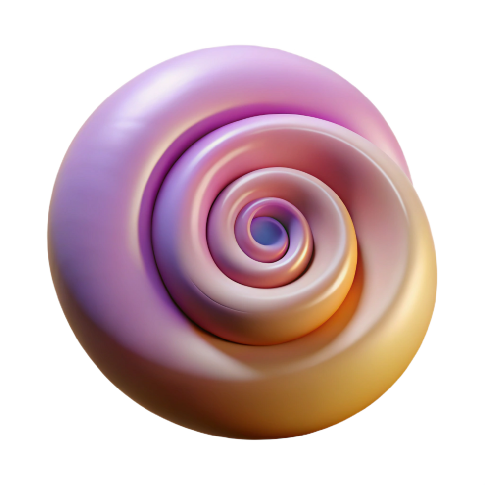 extraordinary classic Snail shell, spiral detailed png
