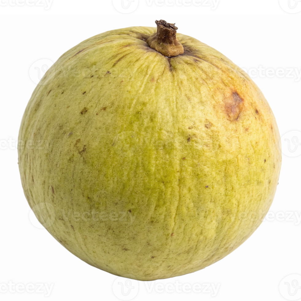 Fresh Green Fruit with Natural Texture and Slight Imperfections for Healthy Lifestyle and Diet png