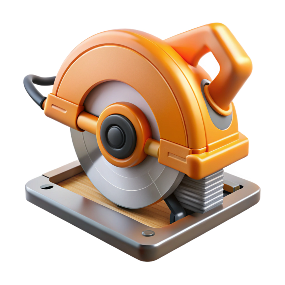 vibrant artistic Saw, circular saw, power tool, 4K png