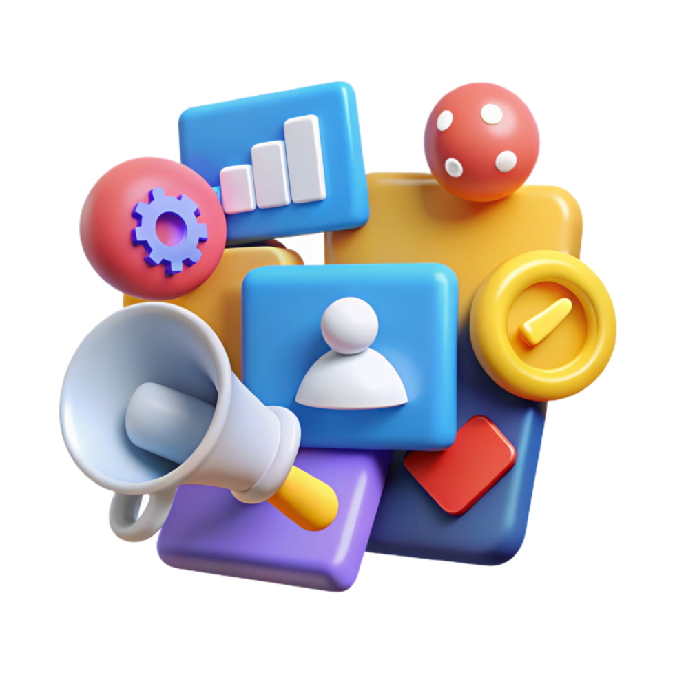dramatic minimalist Social media marketing icons high quality png