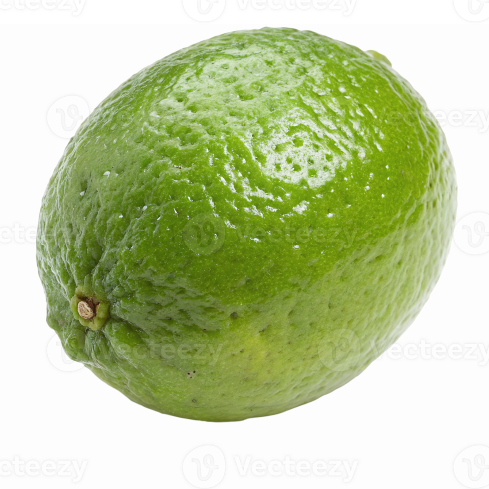 Fresh Green Lime Isolated on Transparent Background for Culinary and Beverage Uses png