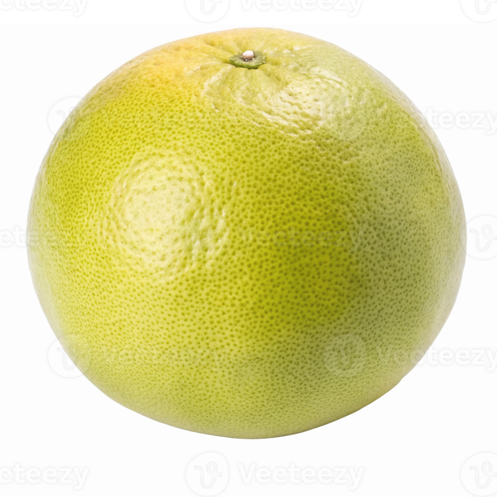 Fresh Green Pomelo Fruit Isolated on Transparent Background for Culinary and Nutritional Uses png