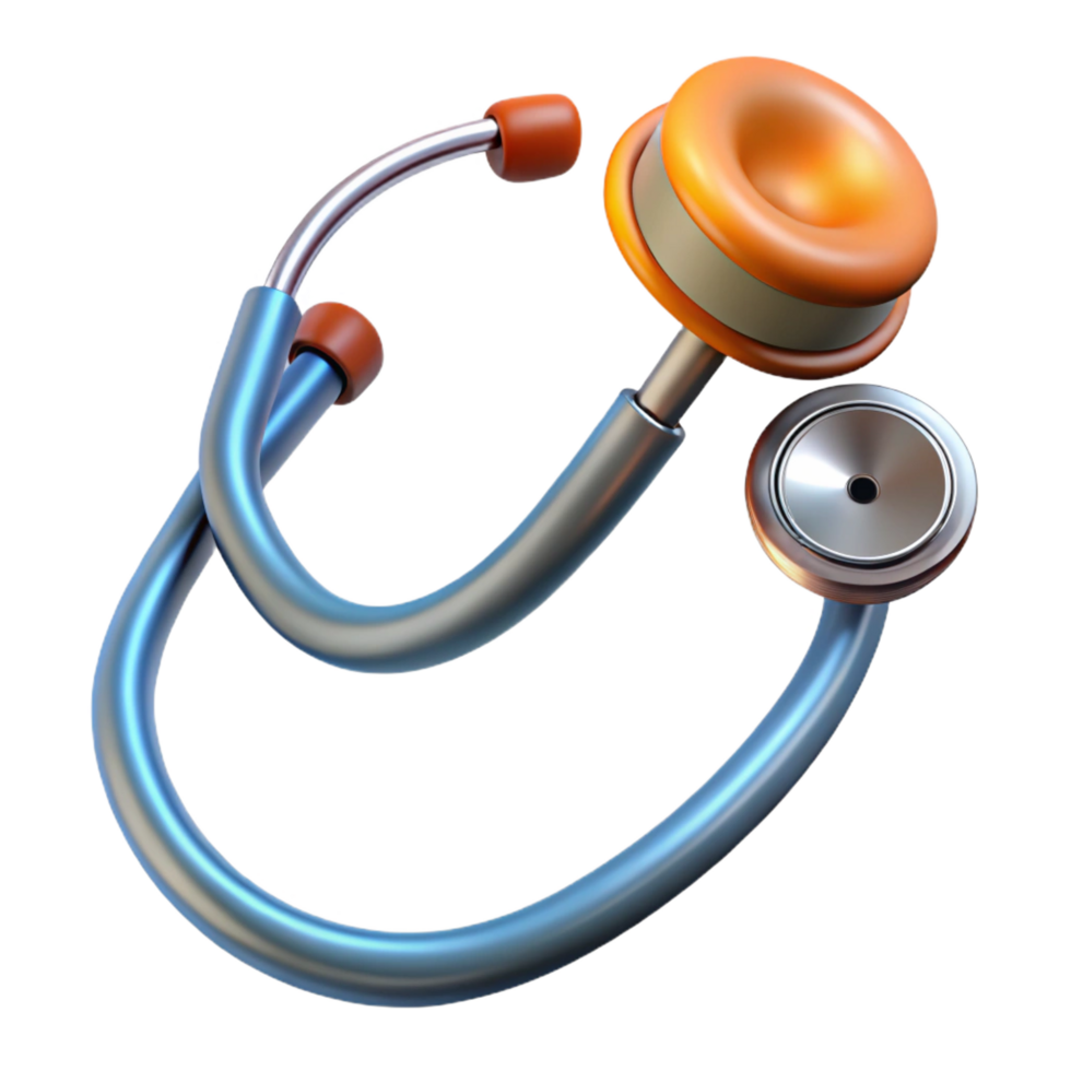 elegant classic A stethoscope, classic medical instrument, detailed png