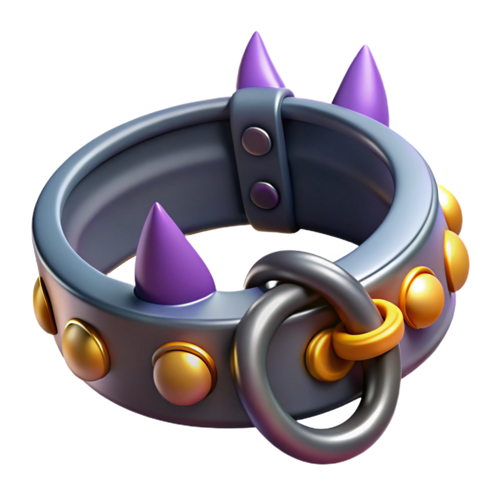 magnificent creative Cerberus Collar, restraint for beast, strong, authentic png