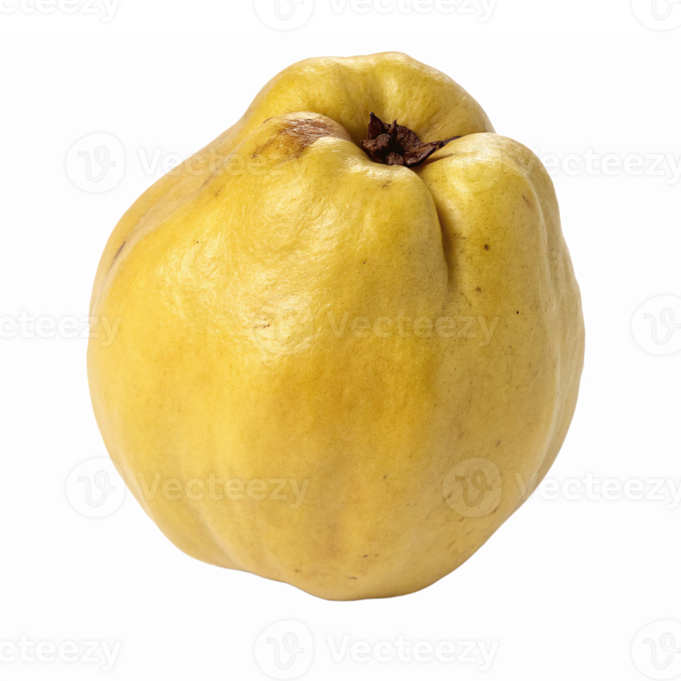 Fresh Ripe Quince Fruit Isolated on Transparent Background for Culinary and Health Uses png