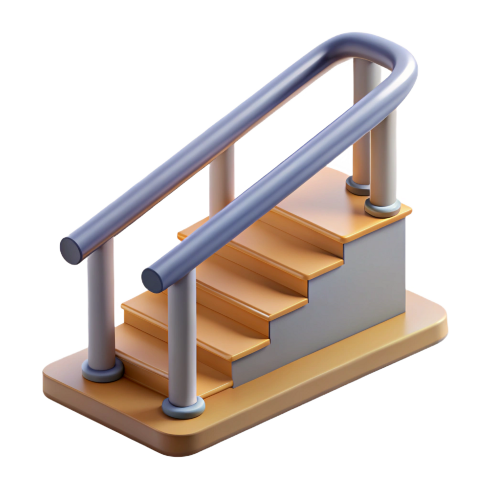 dramatic contemporary Staircase handrail detail, exclusive png