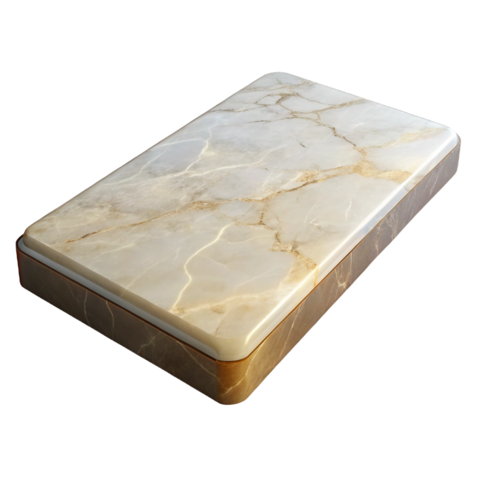 impressive contemporary Marble countertop slab, detailed png