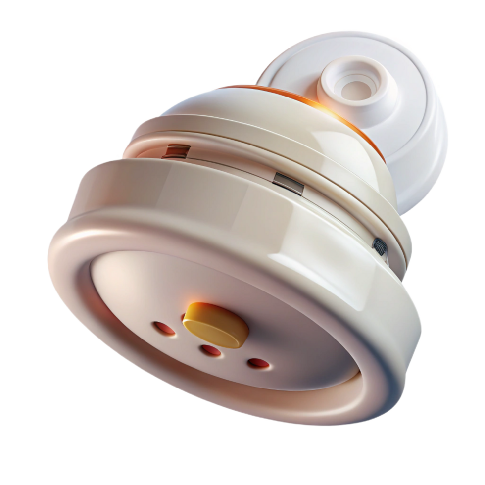 impressive vintage Smoke detector, high resolution png