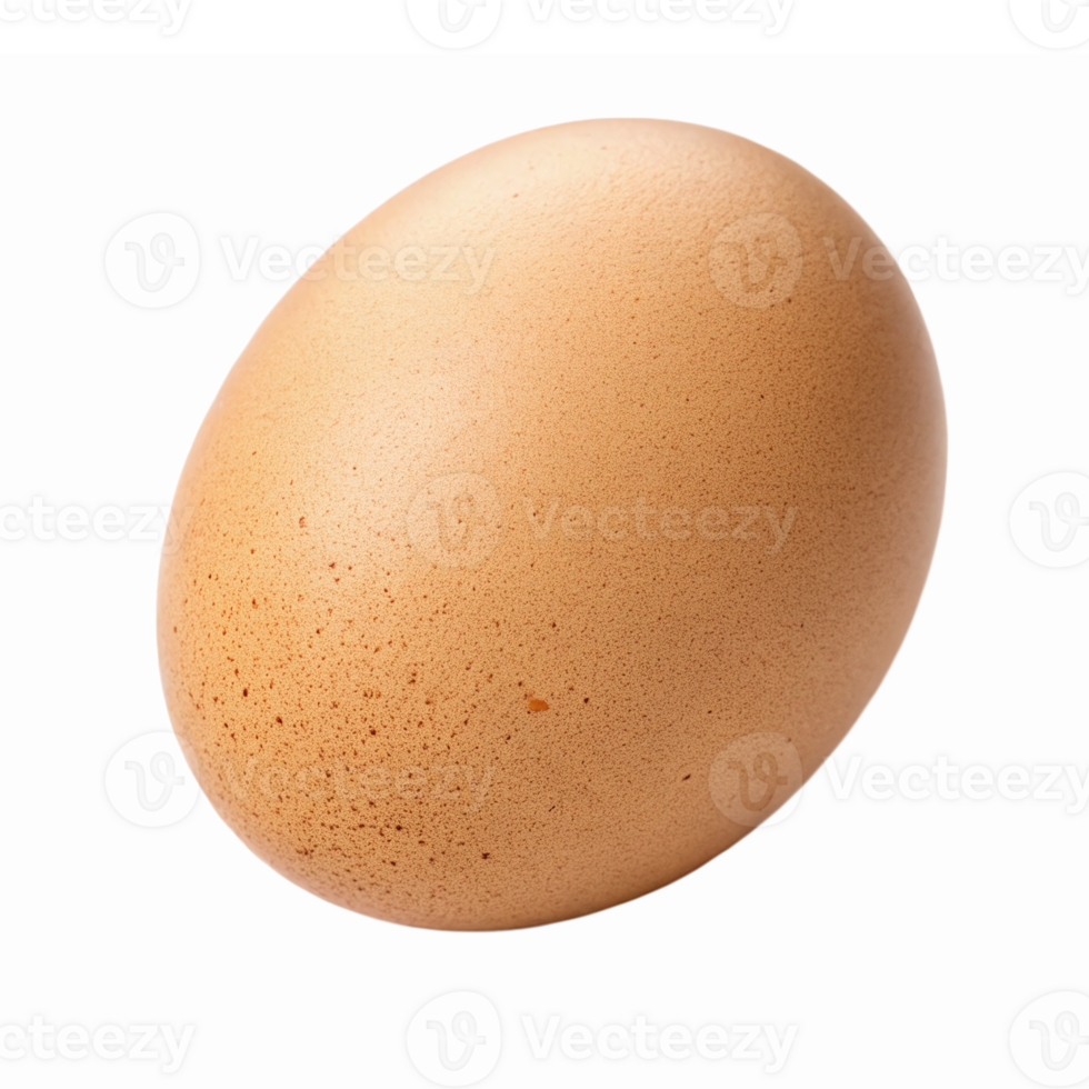 Realistic Brown Chicken Egg with Smooth Texture for Cooking and Baking Use png