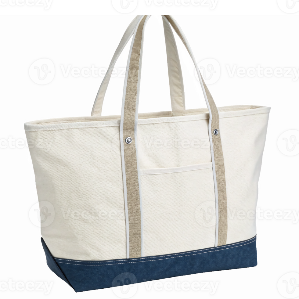 Large Canvas Tote Bag with Durable Handles Ideal for Shopping Travel and Everyday Use png