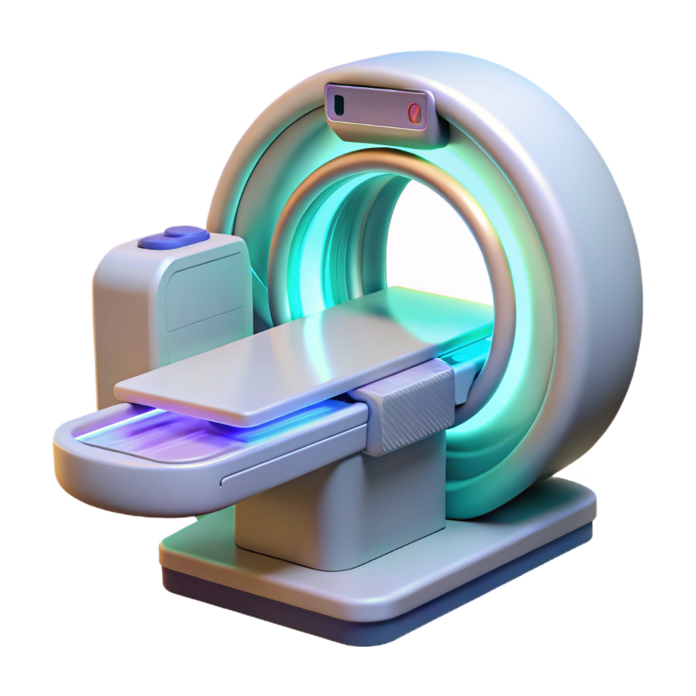 dramatic traditional Advanced medical scanner, holographic display, diagnostic tools professional png