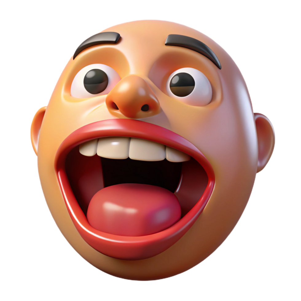 stunning artistic Portrait of a mouth with a variety of expressions, exclusive png