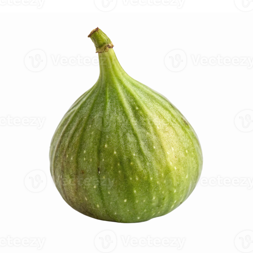 Fresh Green Fig Isolated on Transparent Background for Culinary and Nutritional Uses png