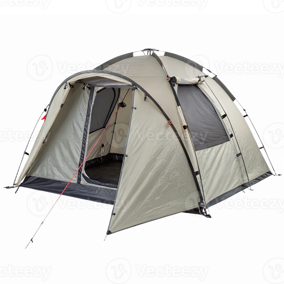 Spacious Outdoor Camping Tent with Two Entrances and Waterproof Design for Adventures png