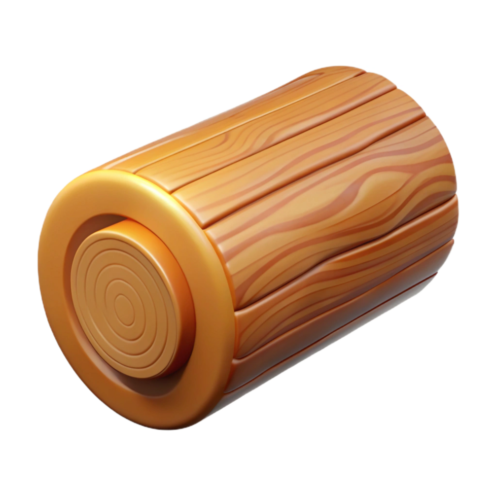 wonderful minimalist Wooden log authentic png