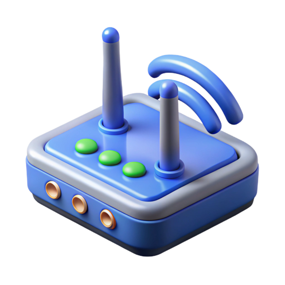 vibrant classic A modem with high-speed internet connectivity professional png