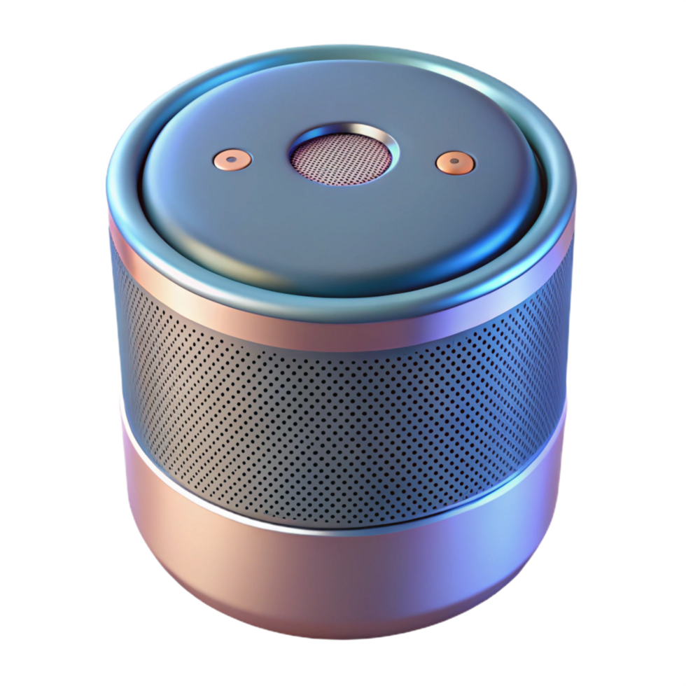 dramatic vintage A smart speaker with voice assistant technology genuine png
