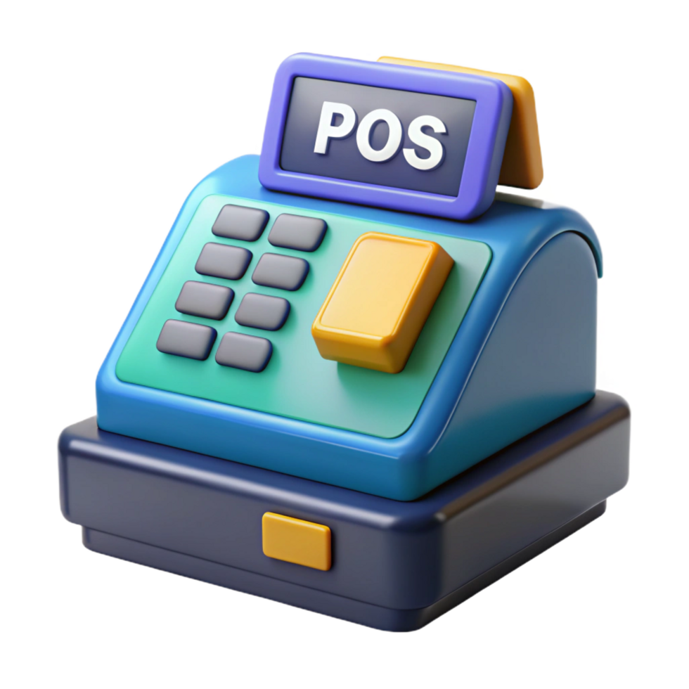 beautiful modern A POS system for retail businesses detailed png