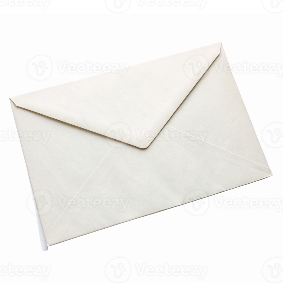 Elegant Opened Envelope with Paper for Letters on Transparent Background png