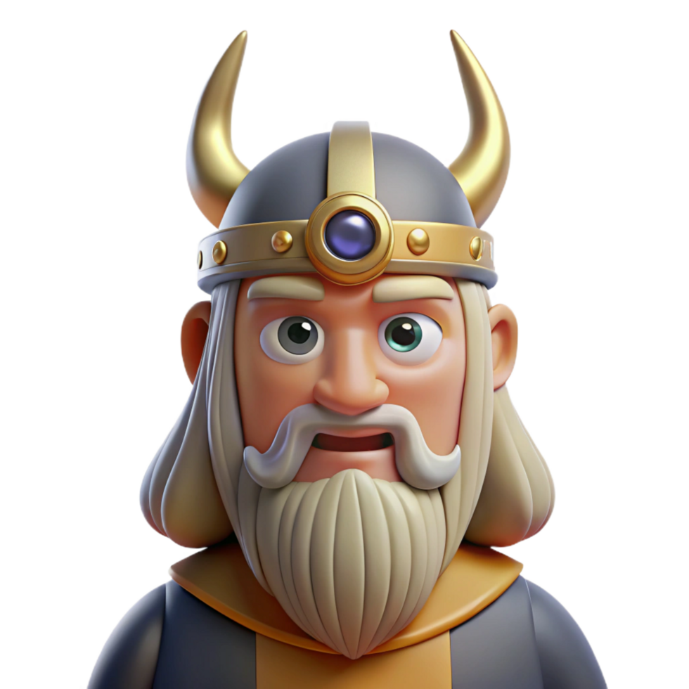 impressive artistic Odin, Norse god, one-eyed, authentic png