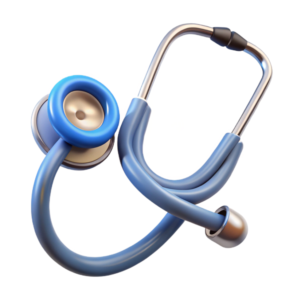 elegant rustic A stethoscope, carefully draped, high quality png