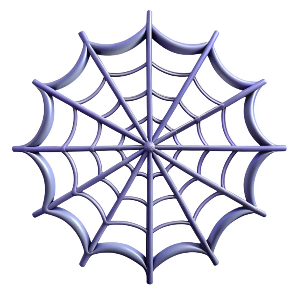 dramatic artistic A spider web, intricate and delicate, professional png
