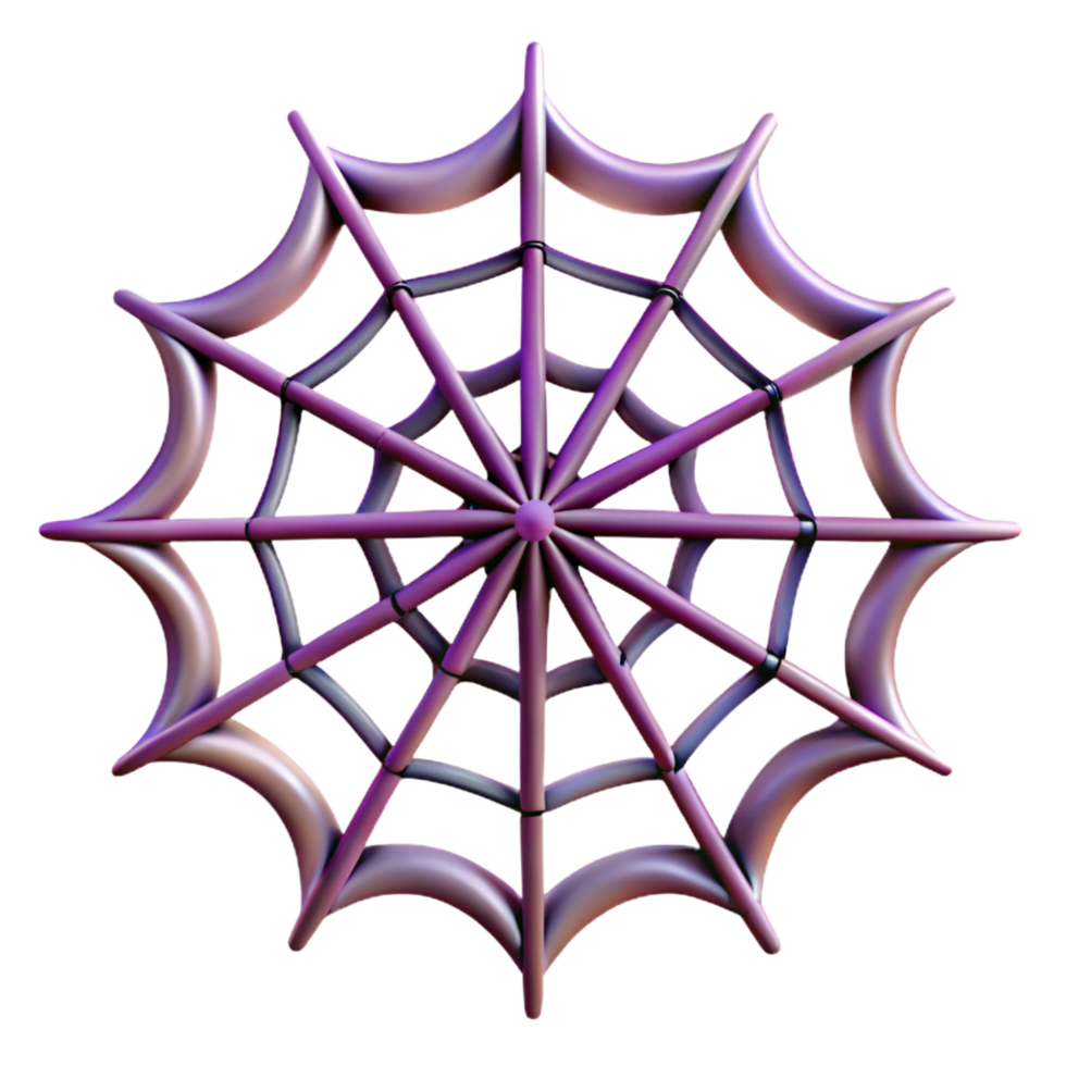 elegant vintage A spider web, intricate and delicate, 4K png