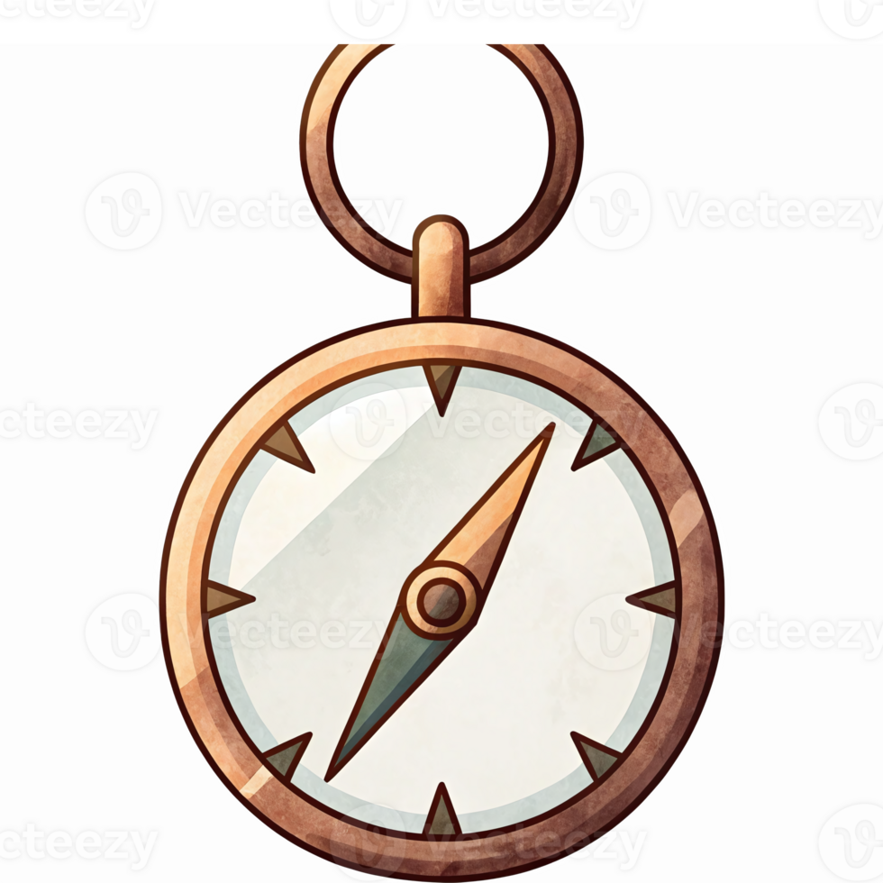 Vintage Compass with Compass Rose and Ornate Design for Navigation and Adventure Themes png
