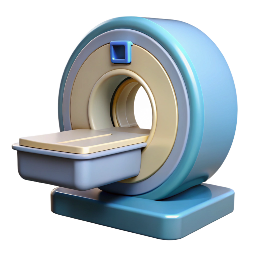 elegant rustic An MRI machine scanner, premium png