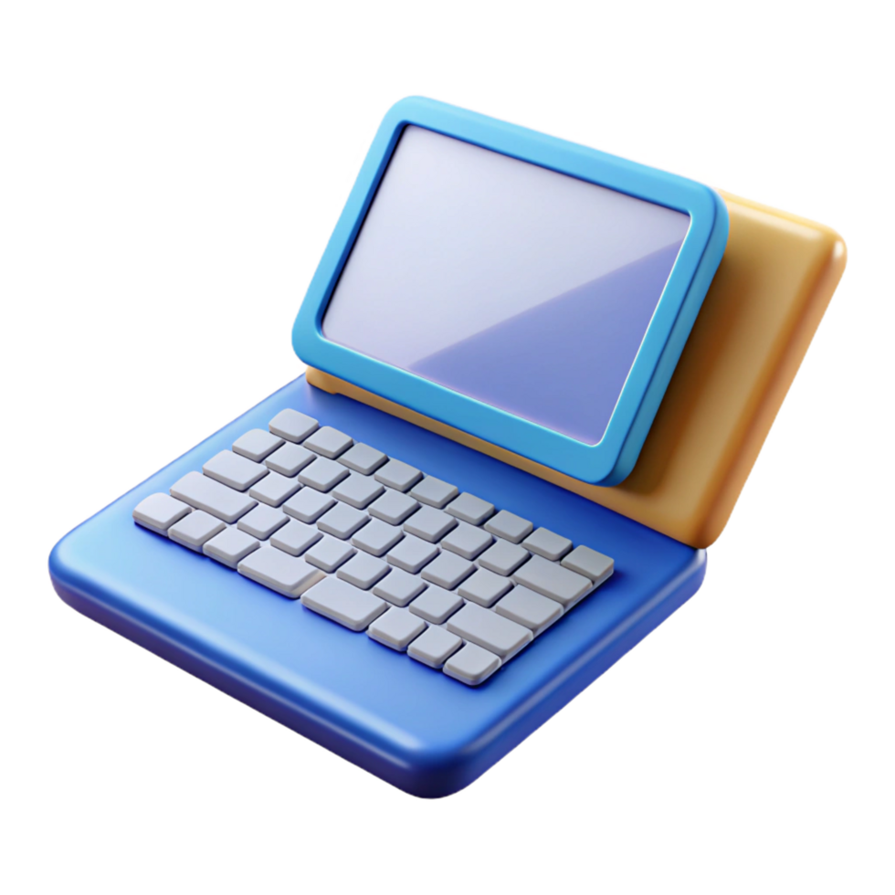 impressive artistic Tablet computer with detachable keyboard genuine png