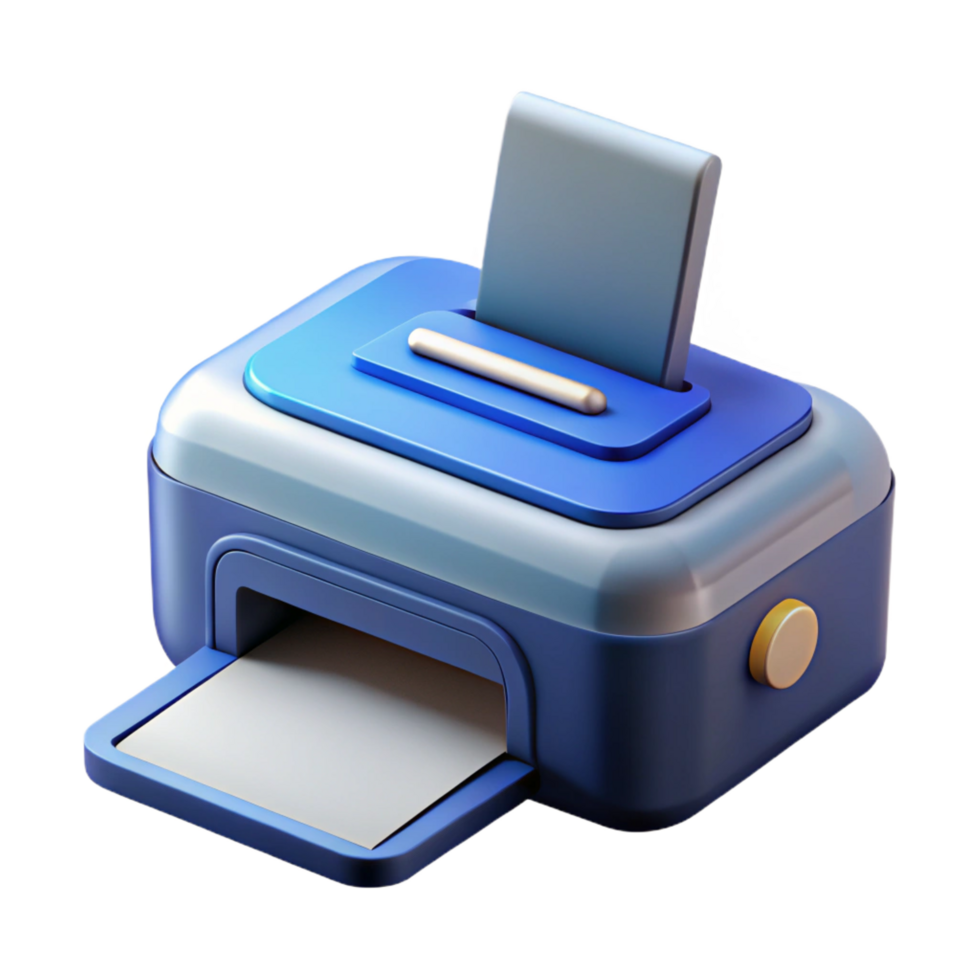 elegant modern Printer with wireless connectivity authentic png