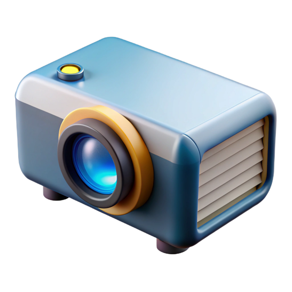 vibrant abstract Projector with 4K resolution high resolution png