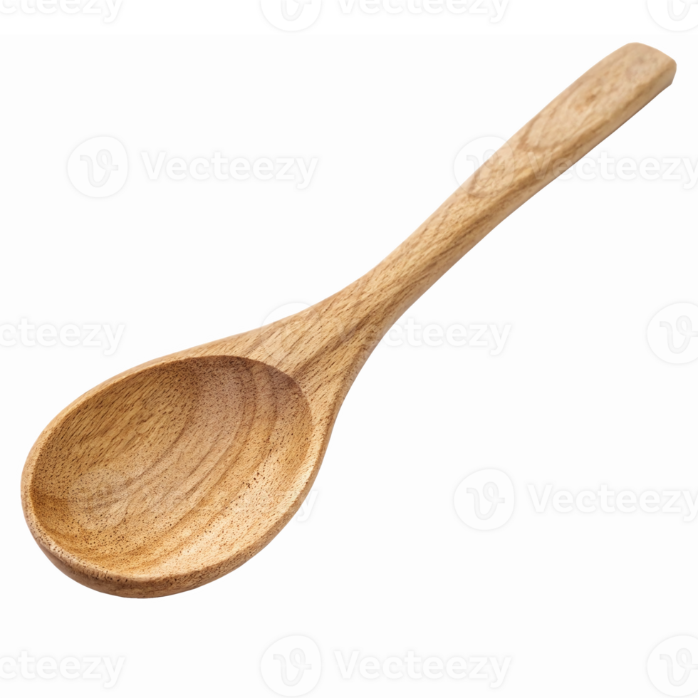Natural Wooden Cooking Spoon for Kitchen Utensils Food Preparation and Culinary Arts png